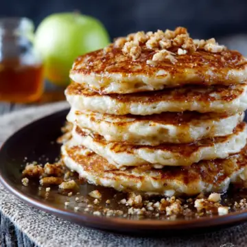 Apple Crisp Pancakes
