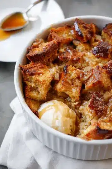 Easy Apple Pie Bread Pudding
