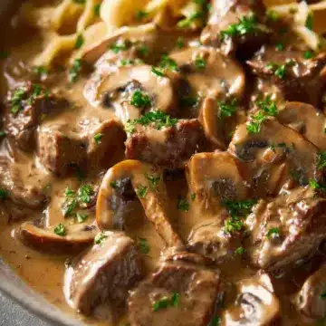 Beef Stroganoff