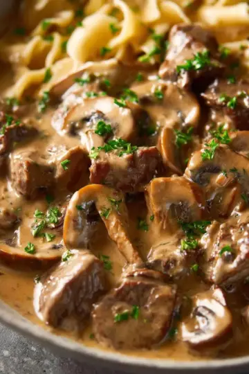 Beef Stroganoff