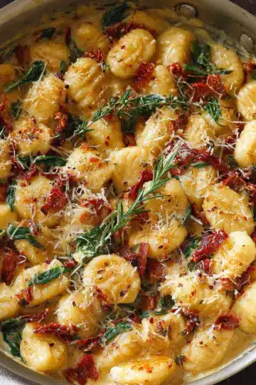Creamy Tuscan Gnocchi (20-Minutes, One-Pan)