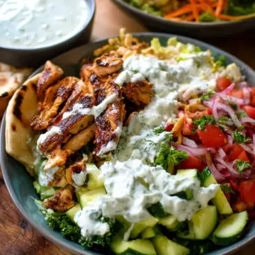 Chicken Tzatziki Bowls.