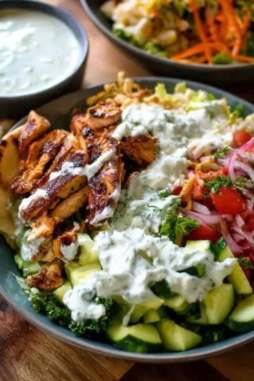Chicken Tzatziki Bowls.