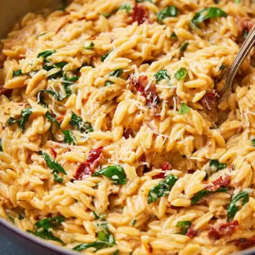 Creamy Tuscan Orzo