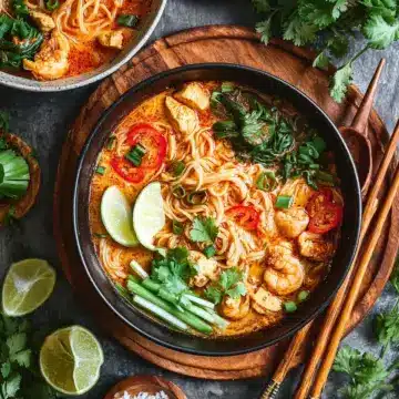 Thai Red Curry Noodle Soup