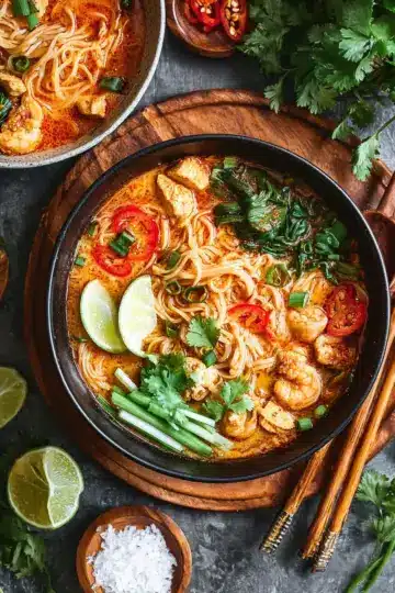 Thai Red Curry Noodle Soup