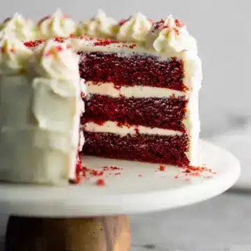Red Velvet Cake with Cream Cheese Frosting