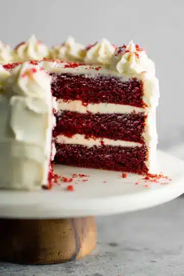 Red Velvet Cake with Cream Cheese Frosting