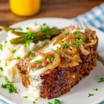 Crock Pot French Onion Meatloaf