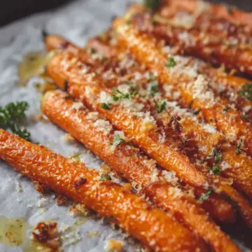 Parmesan Roasted Carrots