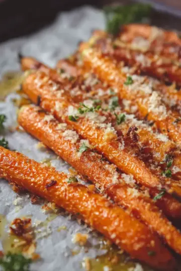 Parmesan Roasted Carrots