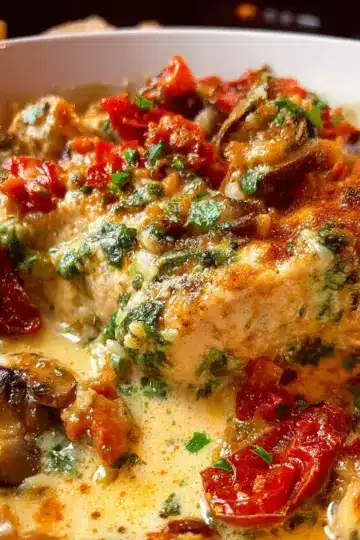 Tuscan Chicken Casserole