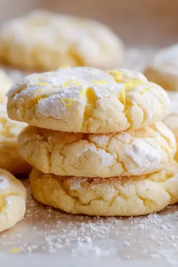 Ooey Gooey Lemon Cookies