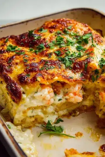 Creamy Seafood Lasagna