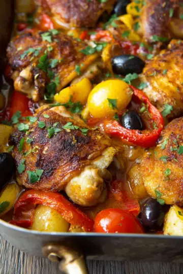 Spanish Chicken Tray Bake