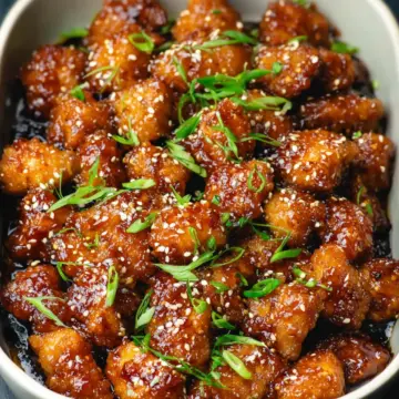Baked Honey Sesame Chicken