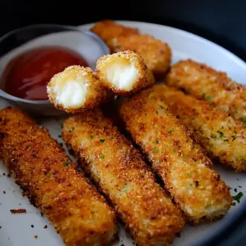 Air Fryer Mozzarella Sticks