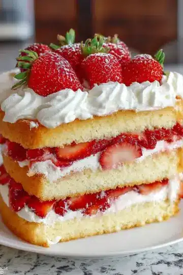Strawberry Shortcake Cake