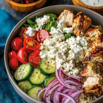 Low-Carb Greek Chicken Bowls (Keto, Gluten-Free)