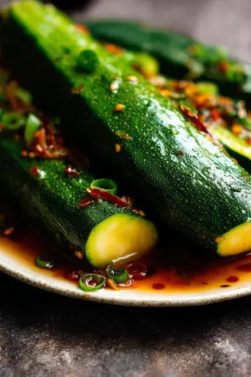 Spicy Asian Zucchini