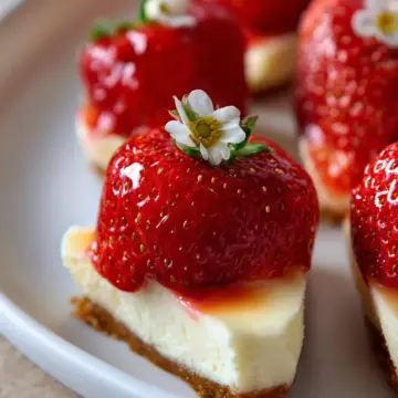 The BEST Cheesecake Deviled Strawberries