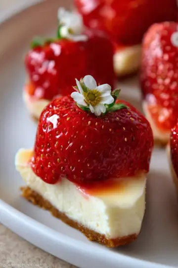 The BEST Cheesecake Deviled Strawberries