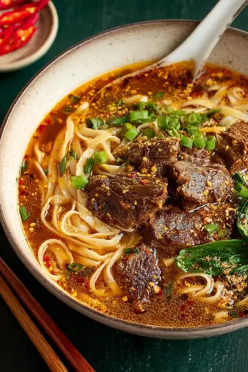 Satay Beef Noodle Soup