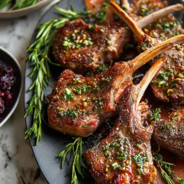 Garlic Rosemary Lamb Chops