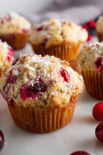Cranberry Ricotta Muffins