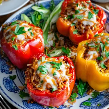 Stuffed Peppers with Rice