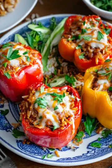 Stuffed Peppers with Rice