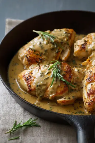 Creamy Rosemary-Dijon Chicken