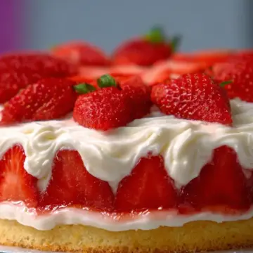 Strawberry Lemon Layer Cake