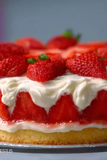 Strawberry Lemon Layer Cake
