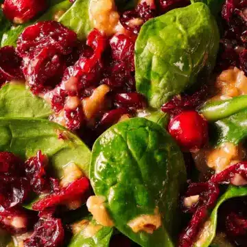 Cranberry and Spinach Salad