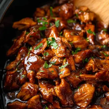 Crockpot Bourbon Chicken