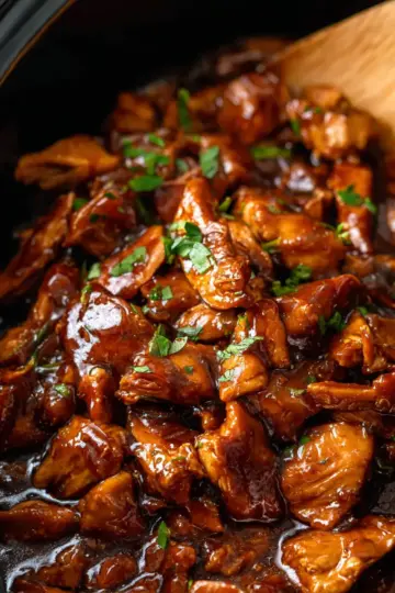 Crockpot Bourbon Chicken