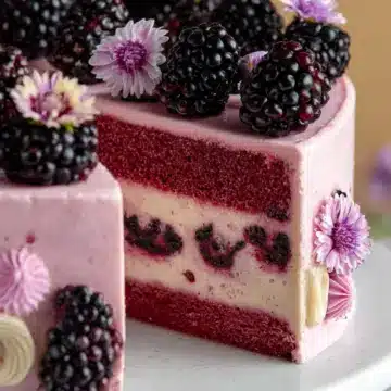 Blackberry Mousse Cake