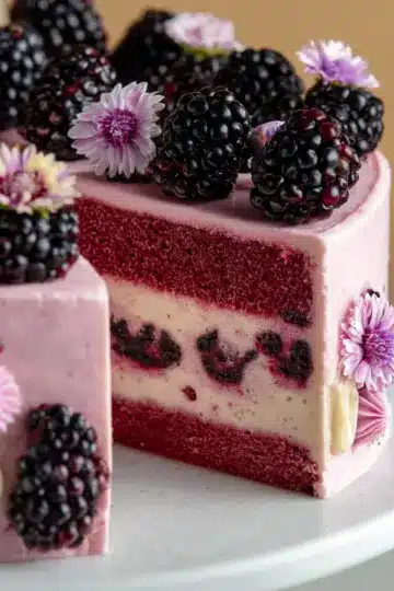 Blackberry Mousse Cake