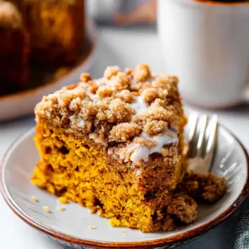 Pumpkin Coffee Cake with Crumb Topping