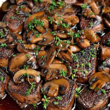 Red Wine Mushroom Sauce for Steak