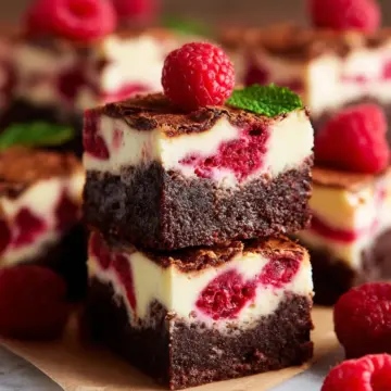 Raspberry Cheesecake Brownies