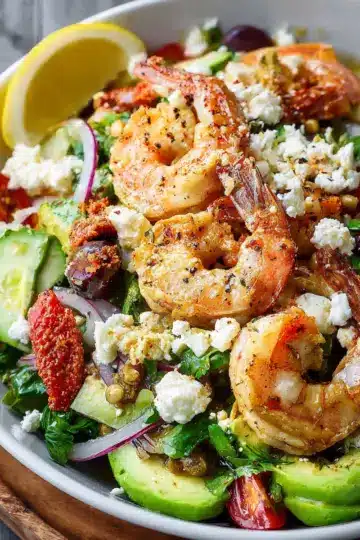 Mediterranean Shrimp Salad