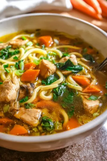 Ginger Chicken Noodle Soup