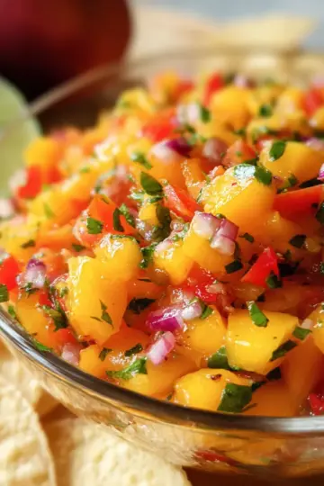 Peach Mango Salsa