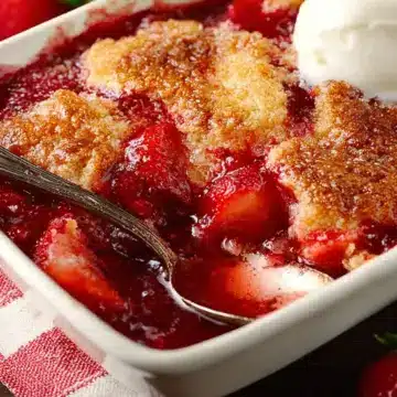 Strawberry Cobbler