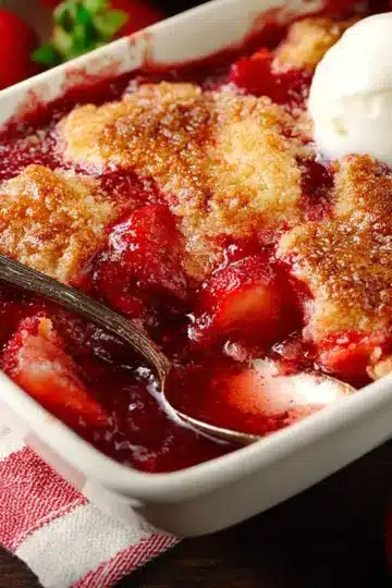 Strawberry Cobbler