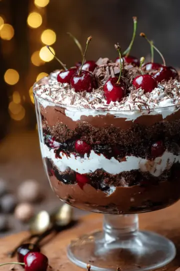 Vegan Black Forest Trifle