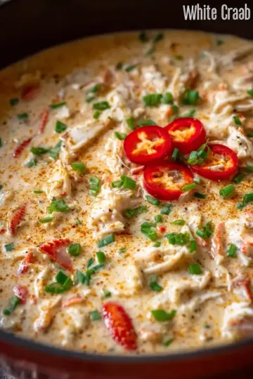 Creamy White Crab Chili