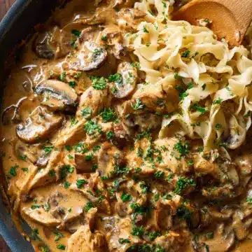Creamy Chicken Stroganoff
